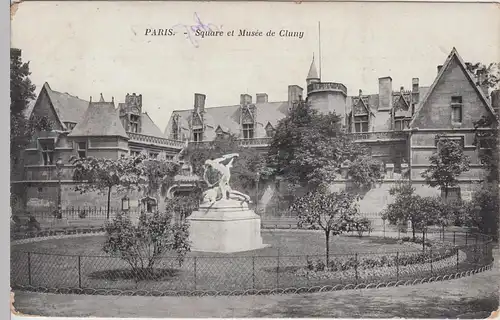 (110164) AK Paris, Square et Musée de Cluny 1911