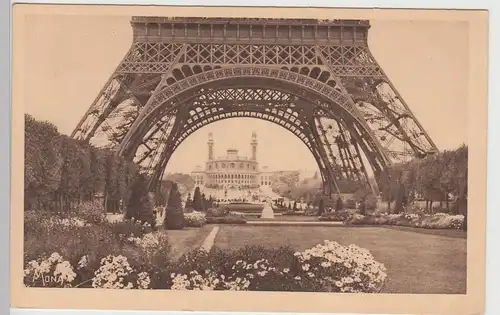 (110120) AK Paris, Les jardins prés de la Tour Eiffel, Trocadéro, vor 1945