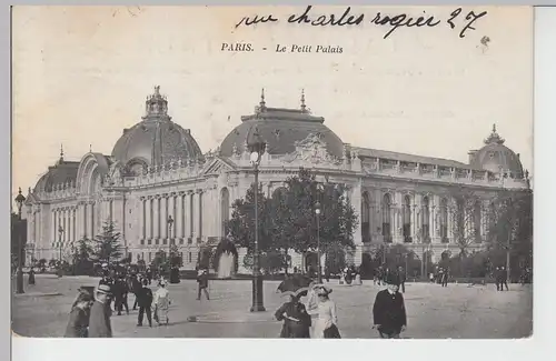 (110067) AK Paris, Le Petit Palais 1909