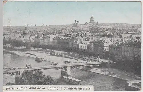 (110008) AK Paris, Panorama de la Montagne Sainte Geneviève 1913
