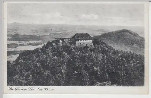 (96853) AK Oybin, Hochwaldbauden, vor 1945