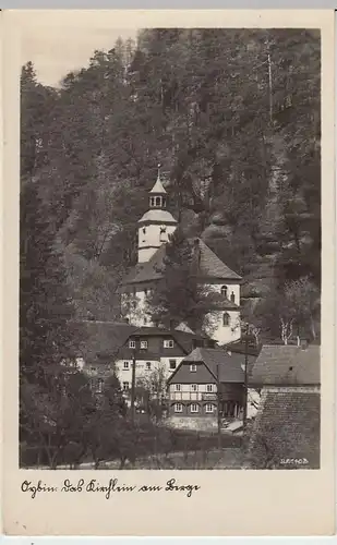 (39875) Foto AK Oybin, Kirchlein am Berge 1950er