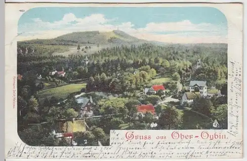 (16312) AK Gruß aus Ober-Oybin (Zittauer Gebirge) 1901