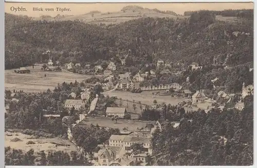 (15017) AK Oybin, Blick vom Töpfer 1944