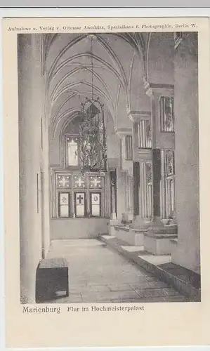 (36923) AK Malbork, Marienburg, Flur im Hochmeisterpalast, um 1915