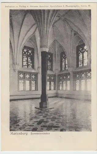 (36920) AK Malbork, Marienburg, Sommerremter, um 1915