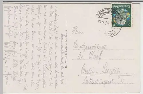 (36212) AK Georgenswalde, Otradnoje, Steilküste, 1934