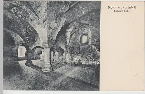 (106303) AK Lochstädt (Pawlowo), Burg Lochstedt, Konvents-Küche 1916