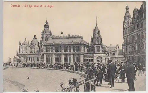 (19890) AK Ostende, Kursaal, Promenade 1917