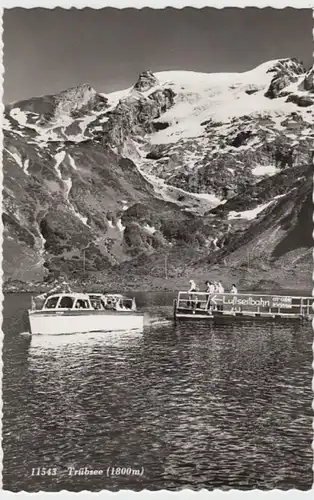 (14387) Foto AK Trübsee, Bootsanlegestelle, nach 1945