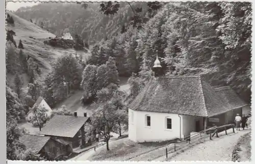 (14284) Foto AK Flüeli-Ranft, Einsiedelei d. Hl. Bruder Klaus, SST 1958