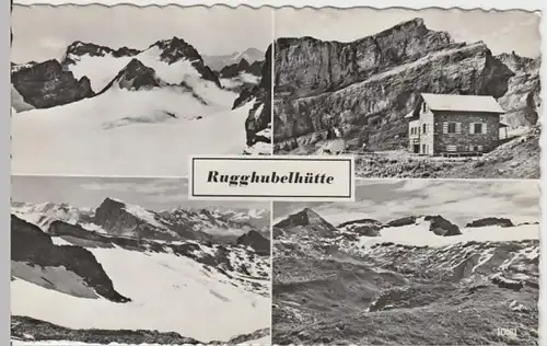 (14019) Foto AK Engelberg, Obwalden, Rugghubelhütte, nach 1945