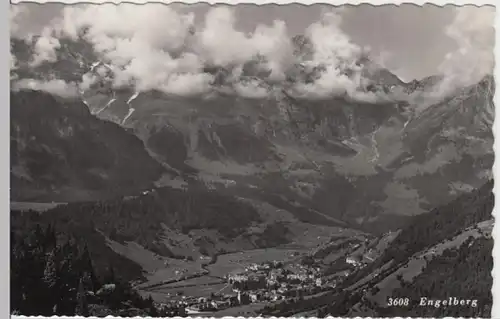 (14012) Foto AK Engelberg, Obwalden, Panorama, nach 1945