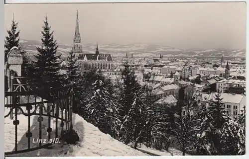 (5913) Foto AK Linz, Oberösterr., Panorama 1941