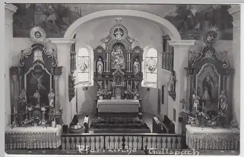 (53354) Foto AK Gallspach, Pfarrkirche, Inneres, nach 1945