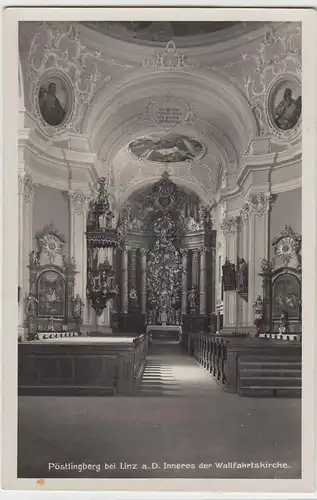 (53337) Foto AK Linz a. Donau, Pöstlingberg, Wallfahrtskirche, Inneres