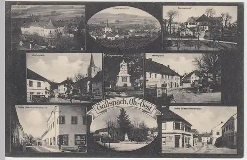 (49264) AK Gallspach, Mehrbildkarte, 1929