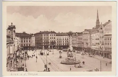 (35631) AK Linz, Hauptplatz, vor 1945