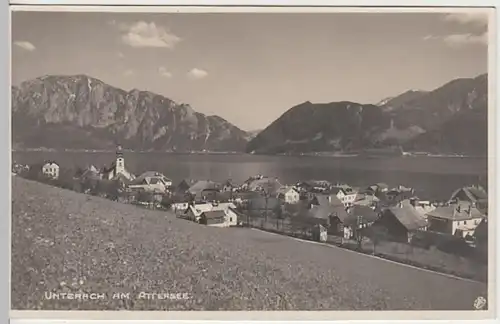 (29310) Foto AK Unterach am Attersee 1927