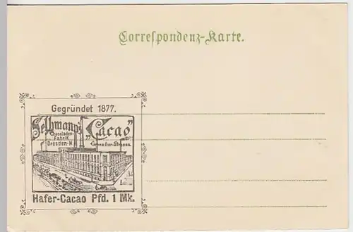 (25955) AK Gosausee, Dachstein, bis um 1905, Werbung f. Selbmanns Cacao