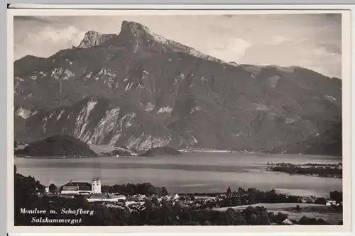 (14494) Foto AK Mondsee, Panorama, Schafberg 1959