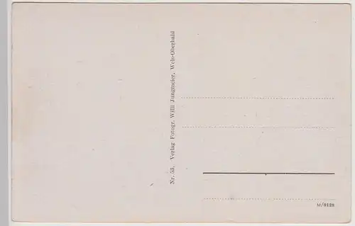 (115350) AK Welser Heide, Bauern pflügen 1910/20er