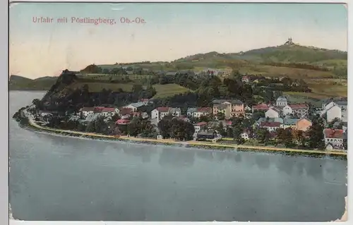 (112515) AK Urfahr, Linz, Oberösterreich, Panorama mit Pöstlingberg 1911