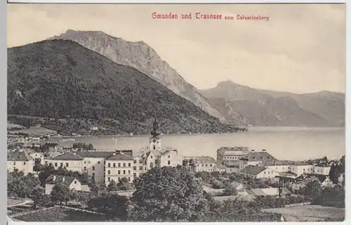 (10244) AK Gmunden und Traunsee um 1910