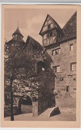 (96126) AK Nürnberg, Burgtor, Ostseite, vor 1945