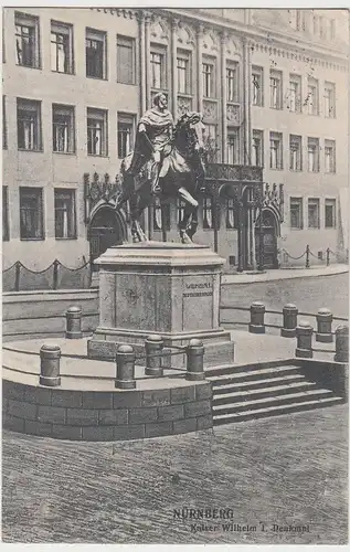 (96123) AK Nürnberg, Denkmal Kaiser Wilhelm I., 1905
