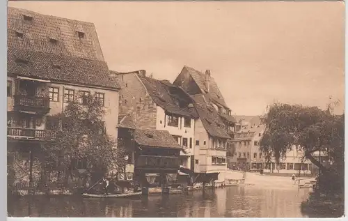 (95157) AK Nürnberg, Partie an der Insel Schütt, vor 1945