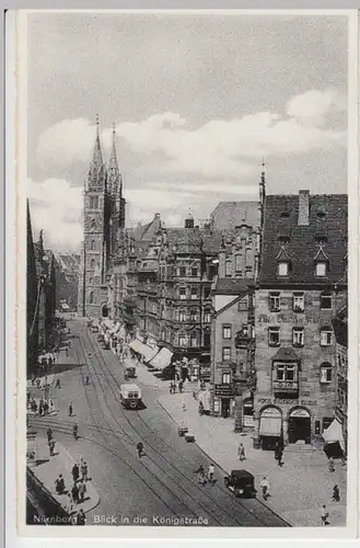 (7979) AK Nürnberg, Königstraße, Hotel Deutscher Kaiser, vor 1945