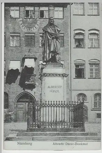 (75616) AK Nürnberg, Albrecht Dürer Denkmal, vor 1945