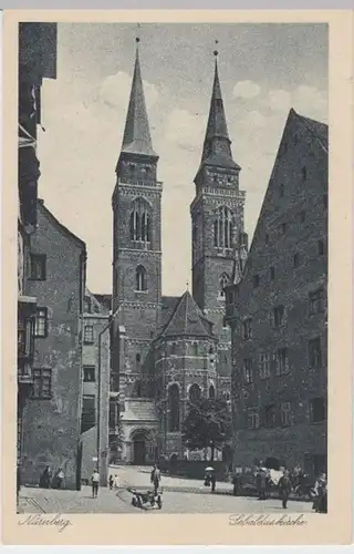 (7479) AK Nürnberg, Sebalduskirche, vor 1945