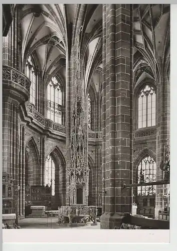 (70373) Foto AK Nürnberg, St. Lorenz, Chor nach 1945