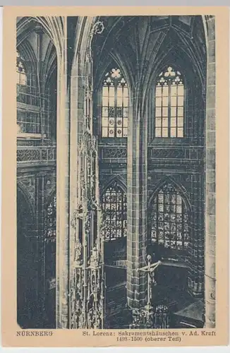 (6972) AK Nürnberg, St. Lorenzkirche, Sakramentshäuschen, vor 1945