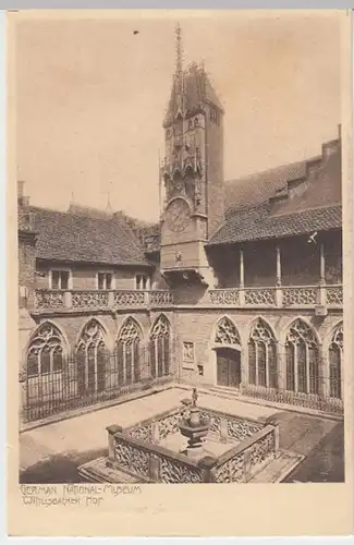 (6872) AK Nürnberg, Germ. Nationalmuseum, Wittelsbach. Hof, vor 1945