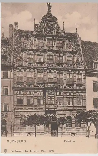 (65854) AK Nürnberg, Pellerhaus 1904