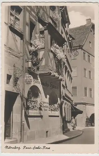 (65809) Foto AK Nürnberg, Hans Sachs-Haus, vor 1945