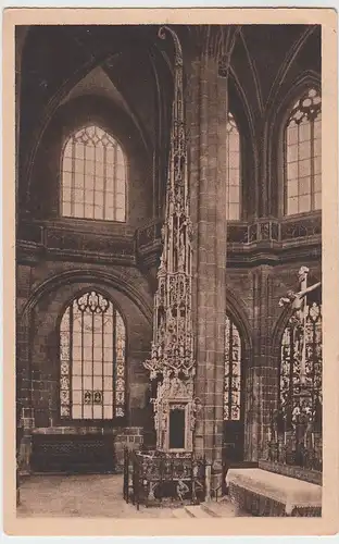 (54193) AK Nürnberg, St. Lorenzkirche, Sakramentshäuschen, vor 1945