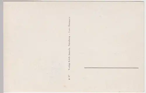 (50923) AK Nürnberg, Maxbrücke mit Weinstadel, vor 1945