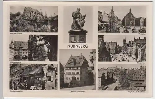 (5032) Foto AK Nürnberg, Mehrbildkarte