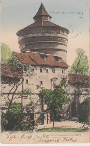 (3399) AK Nürnberg, Neutor 1904