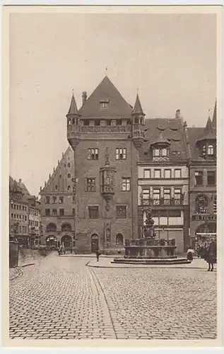 (25312) AK Nürnberg, Nassauer Haus, Tugendbrunnen, vor 1945