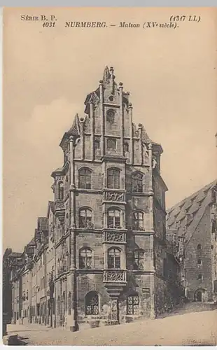 (21265) AK Nürnberg, Gebäude 15. Jahrh., vor 1945