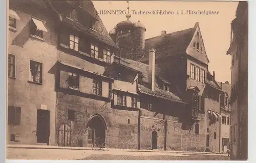 (109889) AK Nürnberg, Tucherschlösschen, Hirschelgasse, Tucherhaus, Tucherschlos