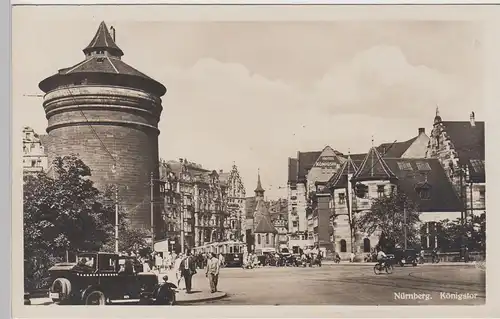 (107503) Foto AK Nürnberg, Königstor, vor 1945