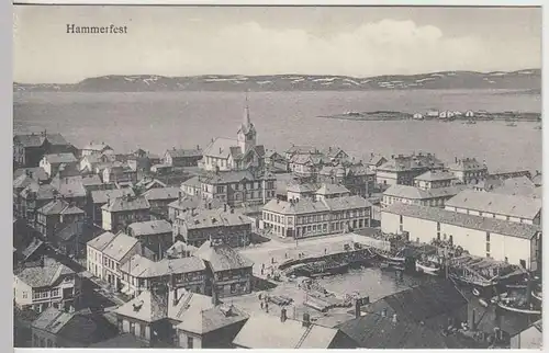 (37169) AK Hammerfest, Totale, vor 1945