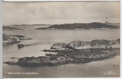 (2188) Foto AK Sörlandet, Blick von Skjaergarden