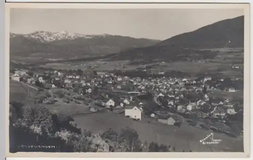 (2197) Foto AK Vossevangen, Panorama